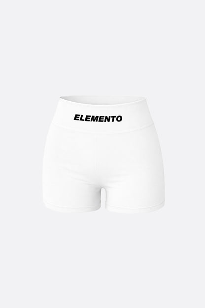 Licra Short Elemento Blanco